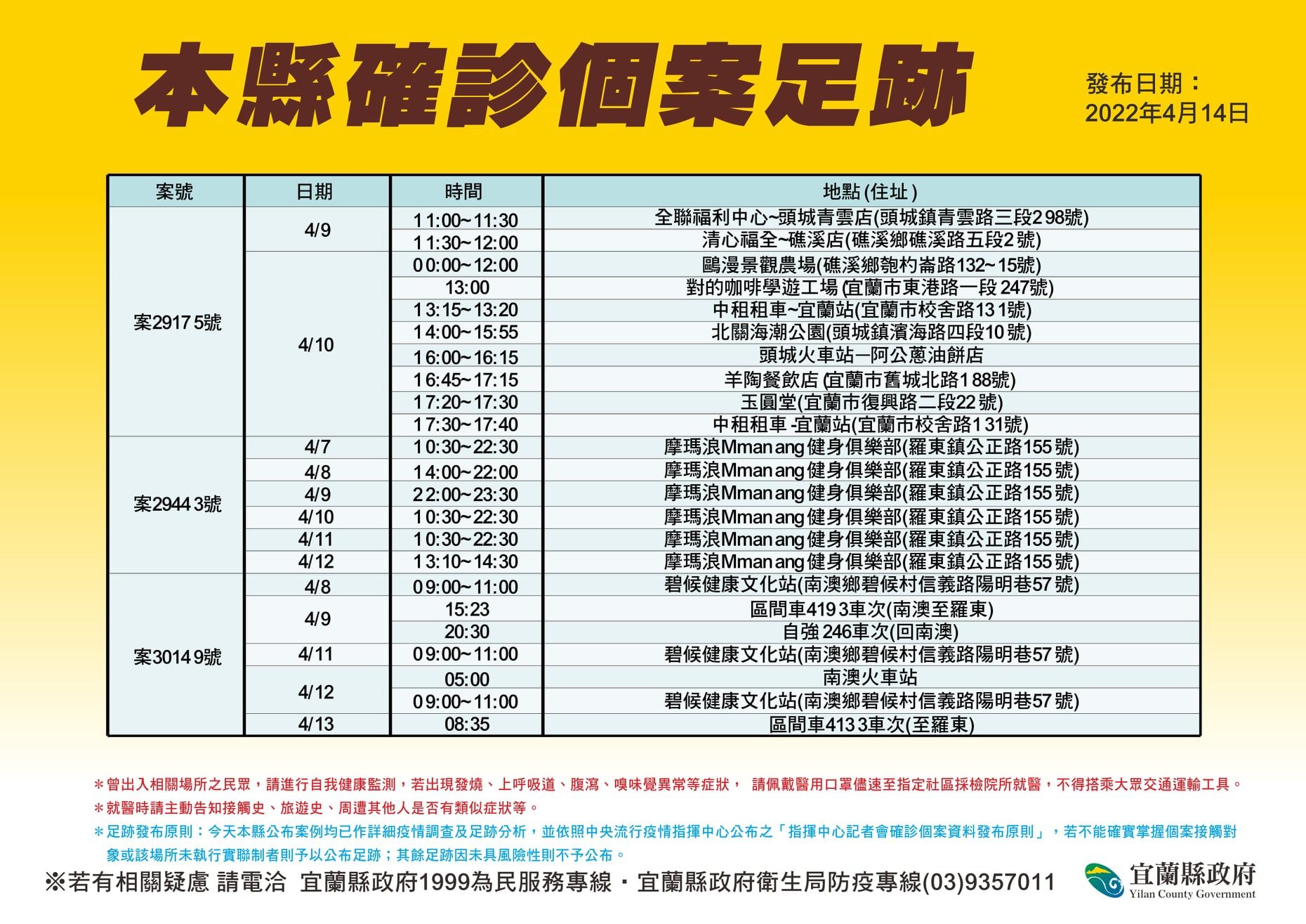 ▲▼0414宜蘭足跡。（圖／翻攝自Facebook／林姿妙）