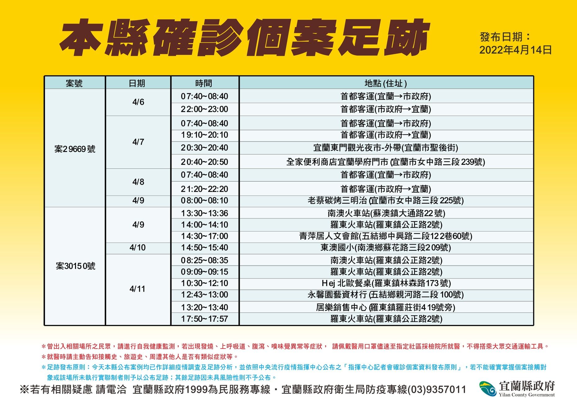 ▲▼0414宜蘭足跡。（圖／翻攝自Facebook／林姿妙）