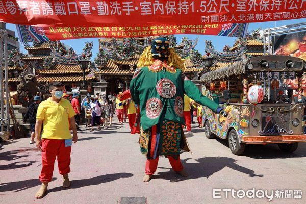 ▲「北港莊儀團千耳眼爺公」係與北港朝天宮媽祖信仰同時存在。（圖／記者蔡佩旻翻攝）