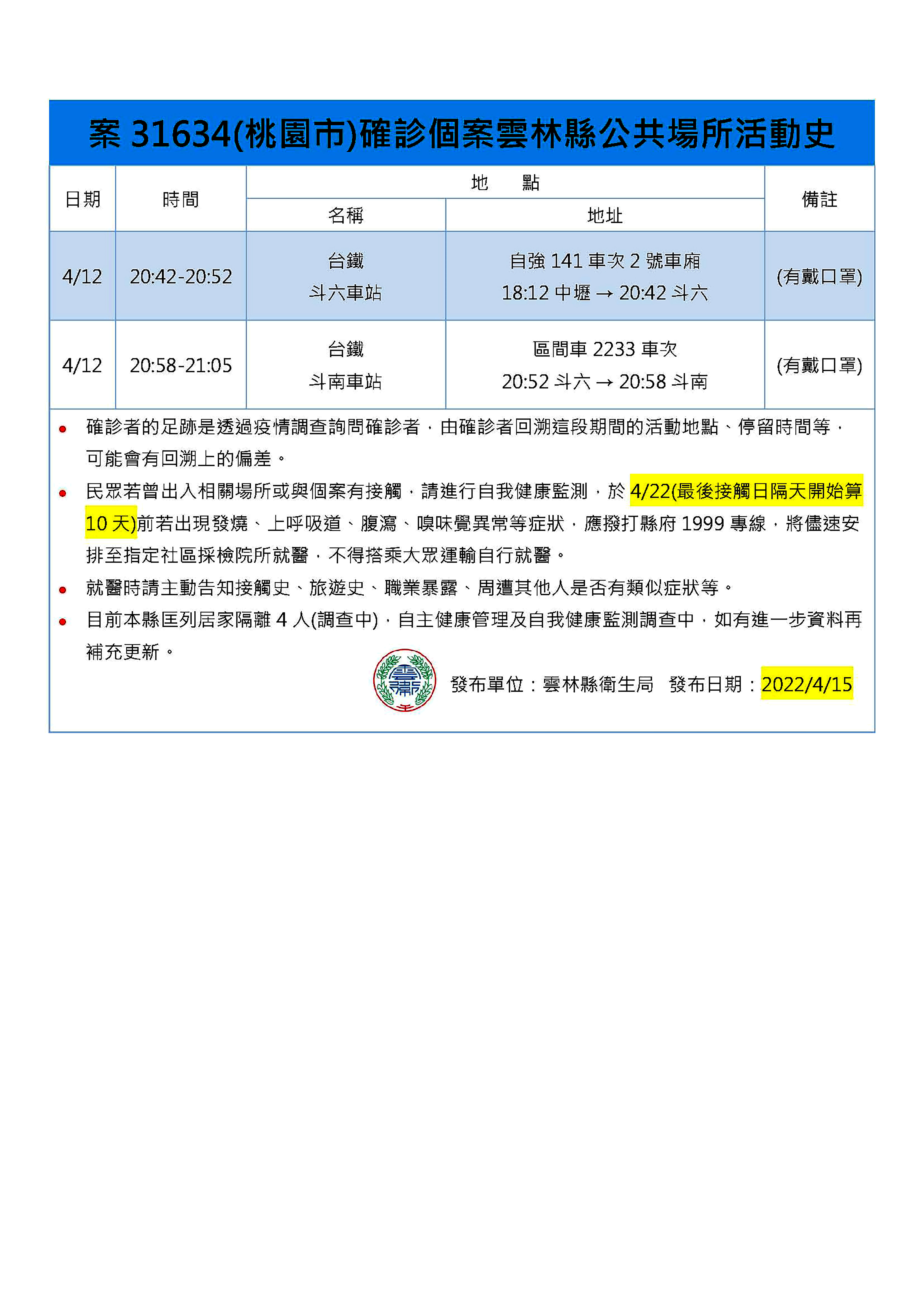 ▲雲林縣今＋3，衛生局長曾春美說明疫情資訊。（圖／記者蔡佩旻翻攝）