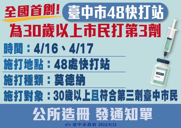 ▲▼台中新增32例確診，市府公布足跡點。（圖／台中市政府提供）