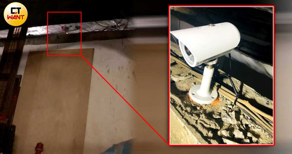 監視器位置拍攝的方向是小A擺放機器設備的地點及雜物間