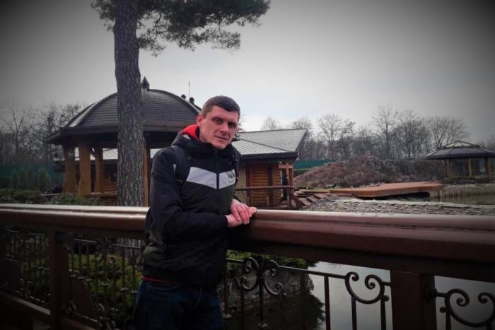 ▲▼  烏克蘭27歲男子波斯托佑克（Vadim Postolyuk）慘遭虐死。（圖／翻攝自Twitter）