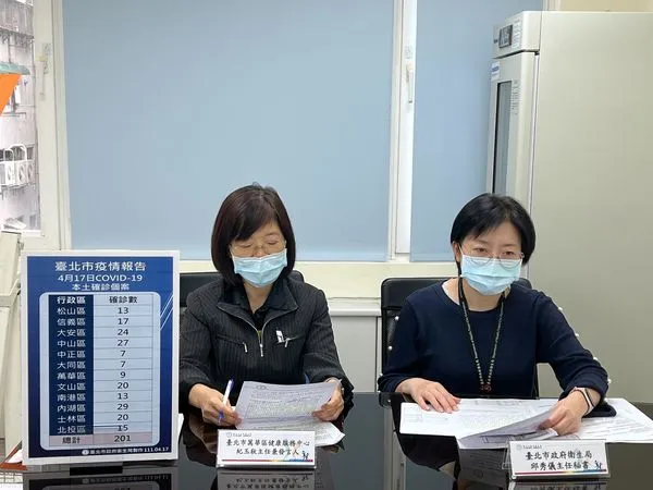 ▲▼台北市萬華健康服務中心主任暨衛生局發言人紀玉秋、北市衛生局主秘邱秀儀。（圖／台北市衛生局提供）