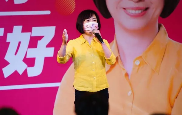 ▲▼何欣純19日宣布爭取台中市長提名，在黨內投下震撼彈。（圖／何欣純國會辦公室提供）