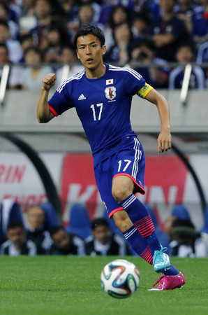 長谷部誠連2場熱身賽缺陣，日本總教練扎切羅尼希望他慢慢調整。(圖／達志影像／美聯社)