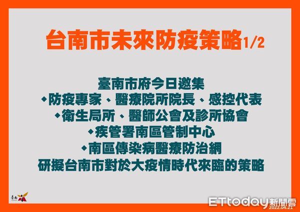 ▲台南市長黃偉哲，提出確診者居家照護之家屬，代領藥台南市將獎勵200元。（圖／記者林悅翻攝，下同）