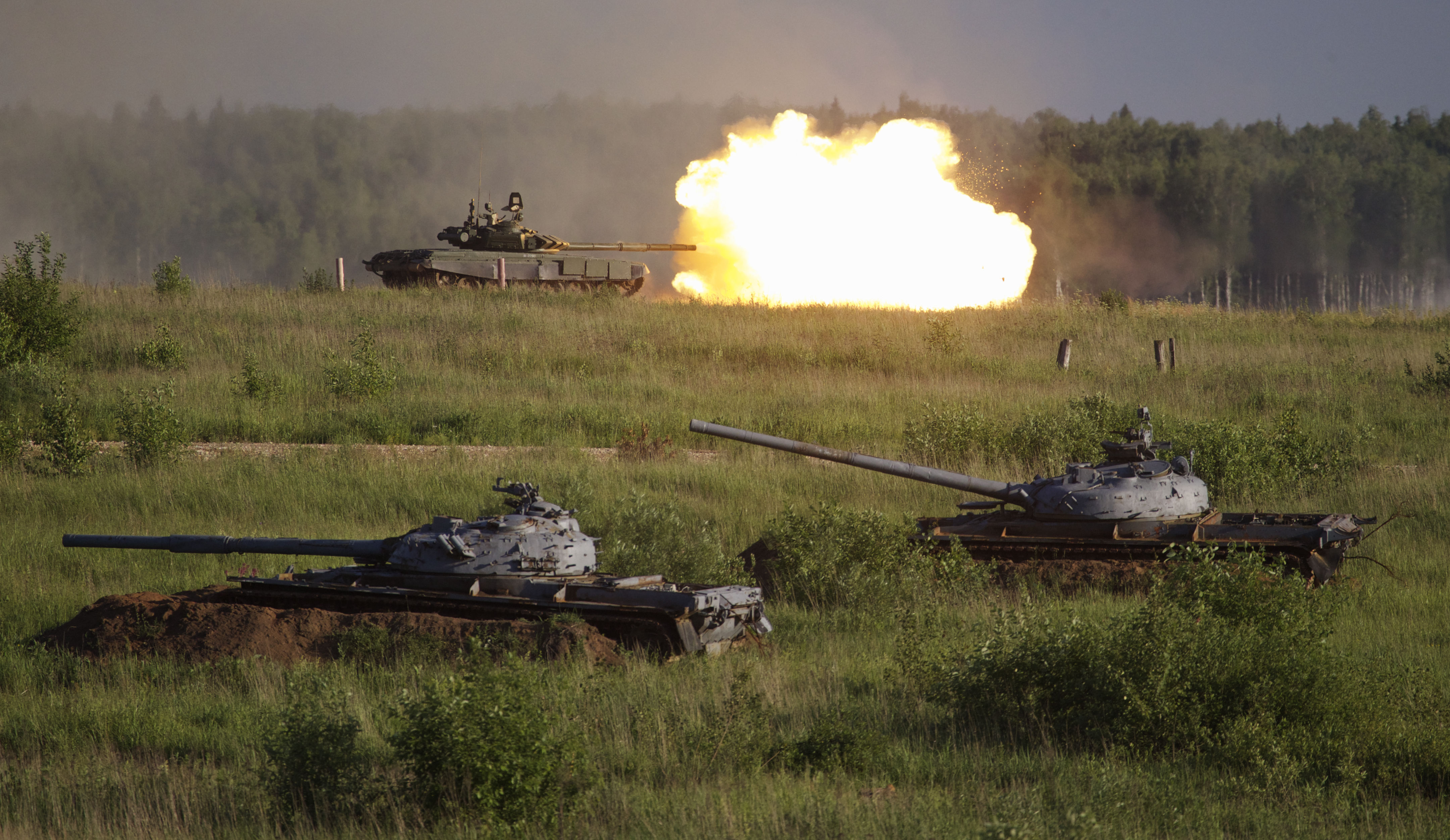 ▲▼俄製T-80主力戰車。（圖／達志影像／美聯社）