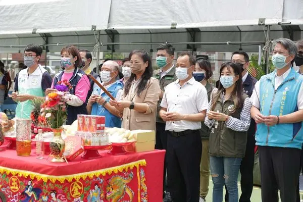 ▲青草湖國小將新建首座活動中心，今舉行動土典禮。（圖／新竹市政府提供）