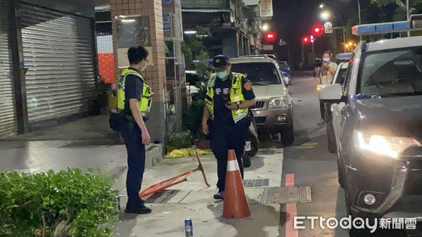 ▲▼楊男與3名友人拒絕配合警方盤查，更對警方辱罵「幹Ｘ娘」。（圖／記者游宗樺攝）