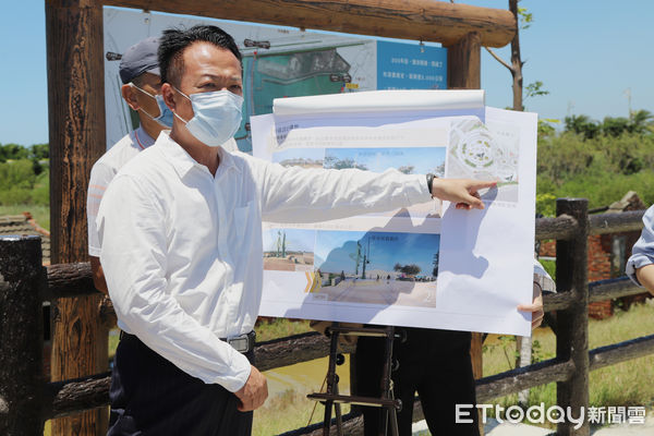 ▲▼布袋港風華再現水環境營造 保留鹽田景觀設立親水設施 兼顧自然與遊憩。（圖／嘉義縣政府提供）