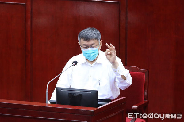 ▲▼柯文哲赴台北市議會進行追加減預算報告。（圖／記者黃克翔攝）