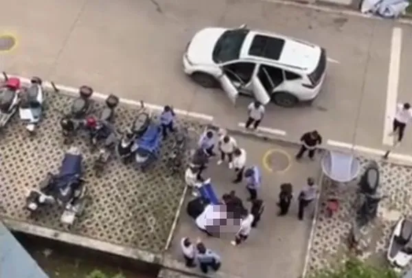 ▲長沙比亞迪員工宿舍一週內出現3起跳樓事件，當地警方介入調查。（圖／翻攝九派新聞）