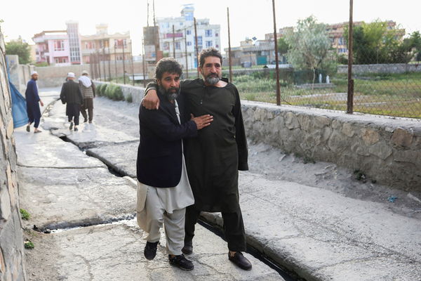 ▲▼阿富汗首都喀布爾（Kabul）哈利法薩西布清真寺（Khalifa Sahib Mosque）29日發生爆炸，造成至少50死。（圖／路透）