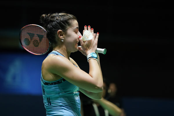 ▲▼ 西班牙前球后馬琳（Carolina Marin）在歐錦賽回歸           。（（圖／路透）