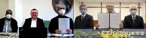 ▲▼慈濟與天主教靈醫會4月30日簽約，共同在波蘭、烏克蘭投入烏克蘭難民人道援助。（圖／慈濟基金會提供）