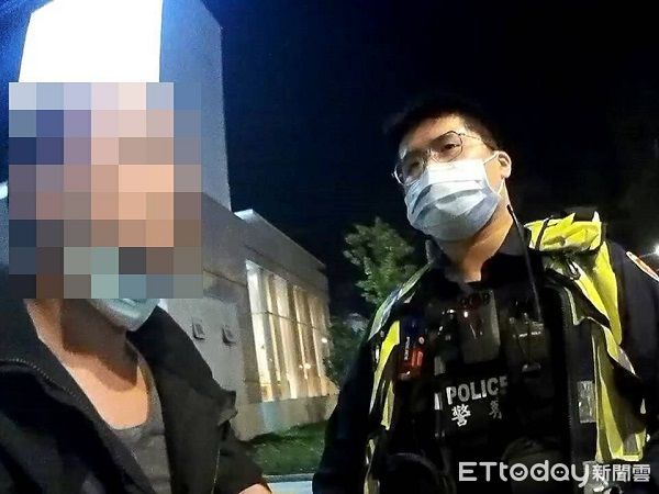 ▲▼警方對有酒駕前科的林男進行酒測，結果超標依法移請偵辦。（圖／桃園警分局提供）