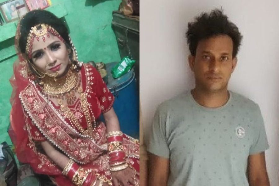 ▲▼ 印度一名年輕女子結婚當天被前男友射殺。（圖／翻攝自Twitter）
