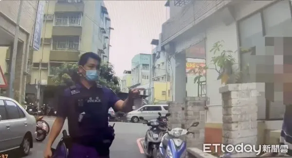 ▲警方提供到場制止的畫面            。（圖／楠梓分局提供）