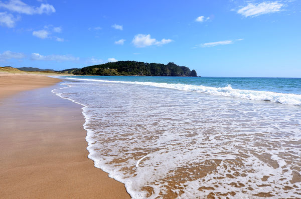 ▲▼ 紐西蘭北島水星灣的「熱水海灘」（Hot Water Beach）。（圖／達志影像／newscom）
