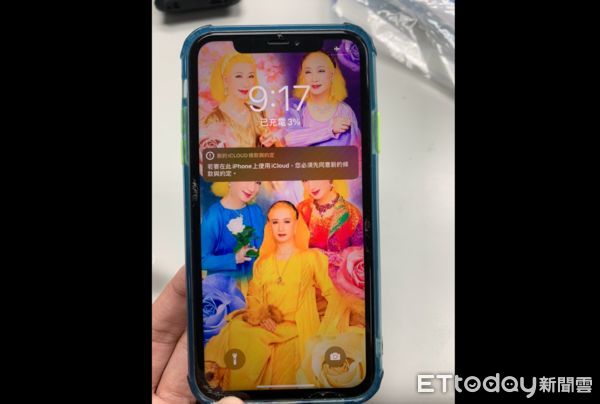 ▲▼彭姓男子組洗錢水房，公務機桌布換成「美輪照」希望帶來好運，最後全部被警方送辦。（圖／記者邱中岳翻攝）