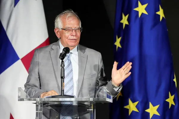 ▲▼歐盟外交和安全政策高級代表波瑞爾（Josep Borrell）表示，有望於下周之前達成歐盟禁運俄羅斯石油的協議。（圖／路透）