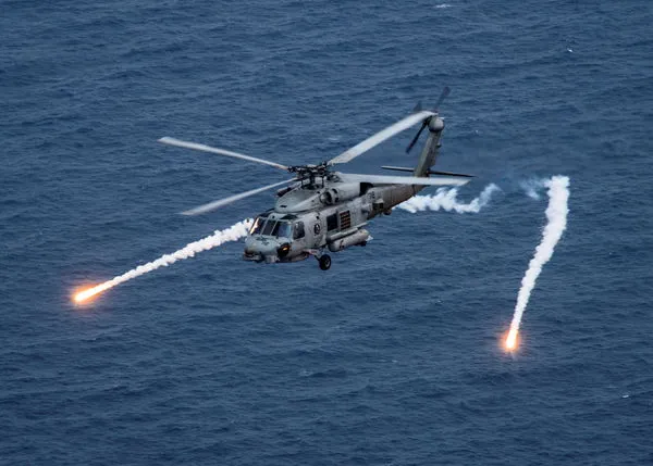 ▲▼MH-60R反潛直升機。（圖／路透社）