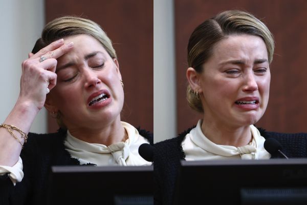 ▲▼安珀赫德（Amber Heard）聲淚俱下，還原遭強尼戴普（Johnny Depp）酒瓶性侵的過程。（圖／達志影像／美聯社）