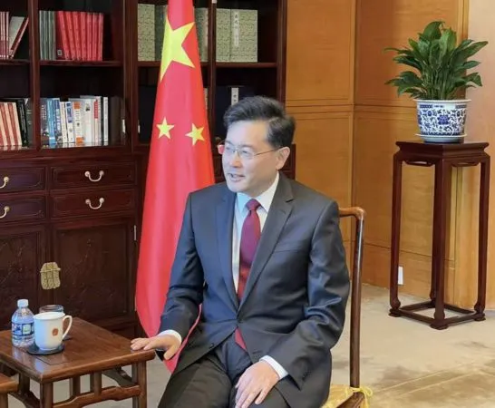 ▲▼ 中國駐美大使秦剛 。（圖／翻攝自中國駐美大使館官網）