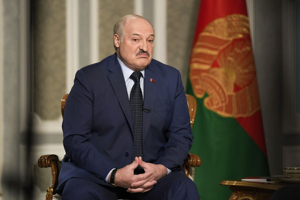 ▲▼白俄羅斯總統盧卡申科（Alexander Lukashenko） 接受《美聯社》專訪。（圖／達志影像／美聯社）