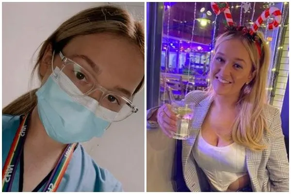 ▲▼蘇格蘭24歲護理師芬恩（Fern Cameron）長腦瘤。（圖／翻攝腦瘤研究中心、臉書Fern Cameron）