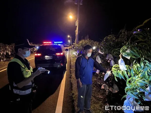 ▲枋寮警分局執行護農專案勤務            。（圖／記者陳崑福翻攝，下同）