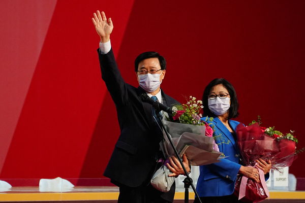 ღ▼李家超當選第六任香港特首。（Picture /路透社）