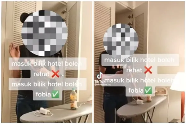 ▲▼馬來西亞女子與家人入住飯店，衣櫃裡冒出陌生男子。（圖／翻攝Instagram帳號mstaronlineofficial）