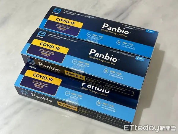▲亞培,快篩,試劑,。（圖／記者李薇攝）