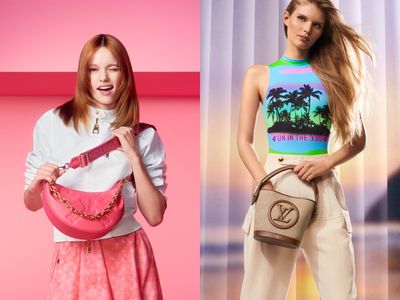 LV可愛手袋集合!背上「糖果泡泡」不自覺笑了 草編包是度假好理由