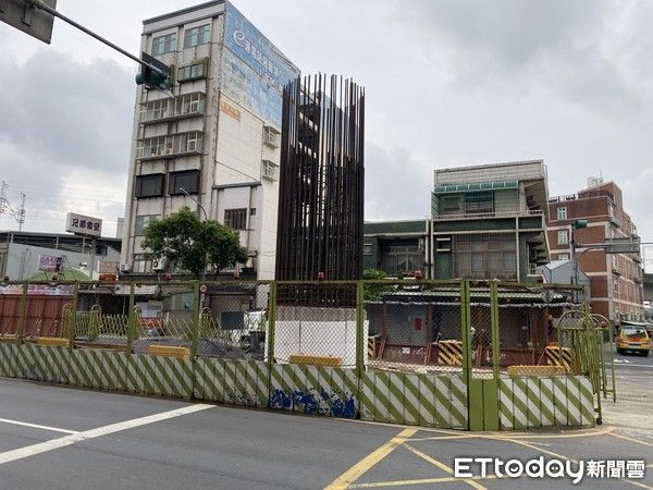 ▲桃園市政府捷運工程局施工中的捷運綠線工程。（圖／記者沈繼昌翻攝）