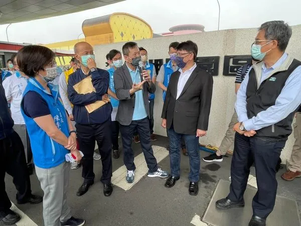 ▲林為洲11日到新竹縣湖口鄉考察。（圖／翻攝自Facebook／立法委員林為洲）