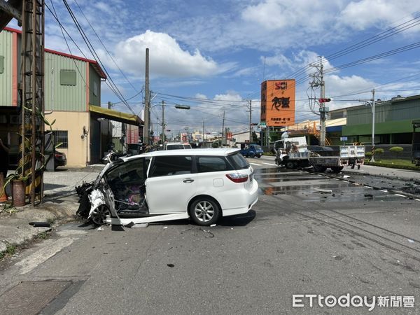 ▲埔心員鹿路車禍。（圖／民眾提供）