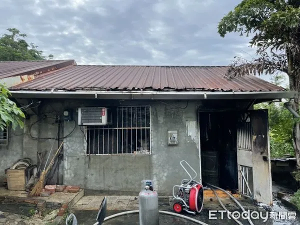 ▲▼   北投火災 。（圖／記者黃宥寧翻攝）