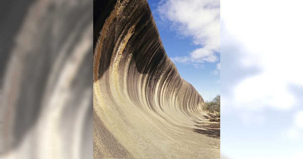 位在澳洲西澳大利亞州的小鎮海登附近，出現這麼一片長約100公尺、高15公尺的「海浪」！（圖／達志／美聯社）