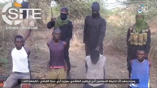 ▲▼激進組織ISIS在奈及利亞殘忍地處決了20名基督徒，為該組織在中東地區死亡的領導人報仇。（圖／翻攝自推特）