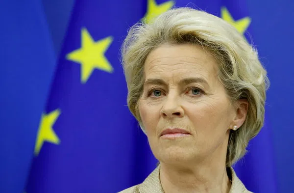 ▲▼歐盟執行委員會（EU Commission）主席范德賴恩（Ursula von der Leyen）。（圖／路透）