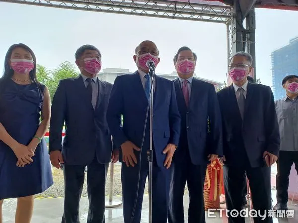 ▲▼陳時中今（14）日上午出席「國家級實驗大樓暨行政及訓練大樓動土典禮」。（圖／記者嚴云岑攝）