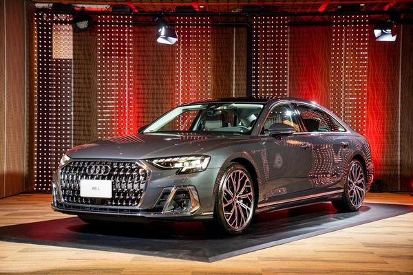 奧迪，也在台啟動旗艦轎車Audi A8預售。（台灣奧迪提供）