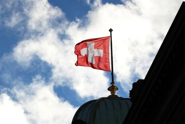 ▲▼瑞士國旗。（圖／路透）