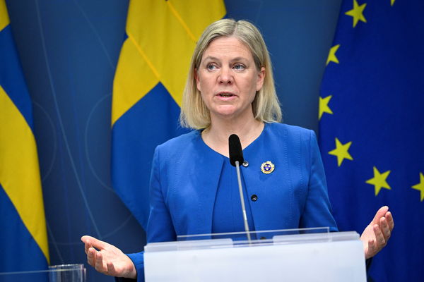 ▲▼瑞典總理安德森（Magdalena Andersson）表示，加入北約是對國家與人民最好的選擇。（圖／路透）