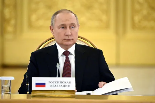 ▲▼俄羅斯總統普丁（Vladimir Putin）出席在莫斯科舉行的「集體安全條約組織」（CSTO）峰會。（圖／路透）