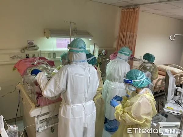 ▲▼4染疫孕婦剖腹產子！北榮單日喜迎5新生兒　試管龍鳳胎亦平安。（圖／台北榮總提供）