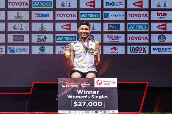 ▲▼泰國公開賽女單冠軍戴資穎。（圖／Badminton photo提供）